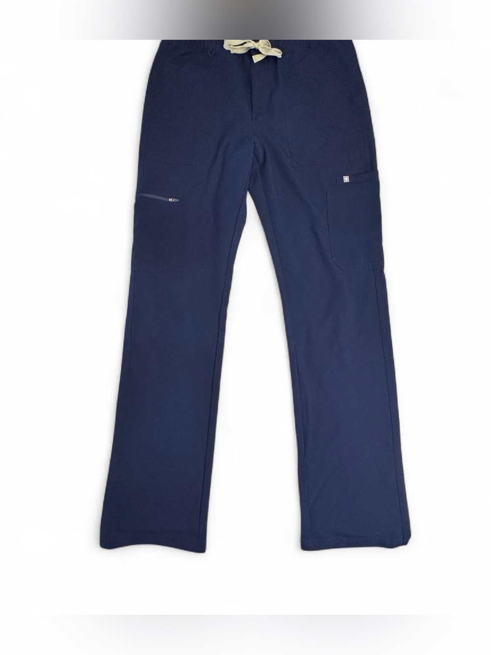 FIGS Cairo Cargo Scrub Pants Men Large Tall Navy Blue Technical Collection